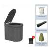 Toilette pliable portable extérieure résistante aux odeurs pour adultes et enfants, siège de toilette en une pièce pour une utilisation en voyage dans la voiture accessoire camping sauvage outdoor vanlife toilette de camping pas cher pliable 