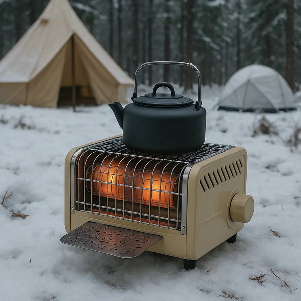 Chauffage de camping puissant hiver et réchaud multifonction