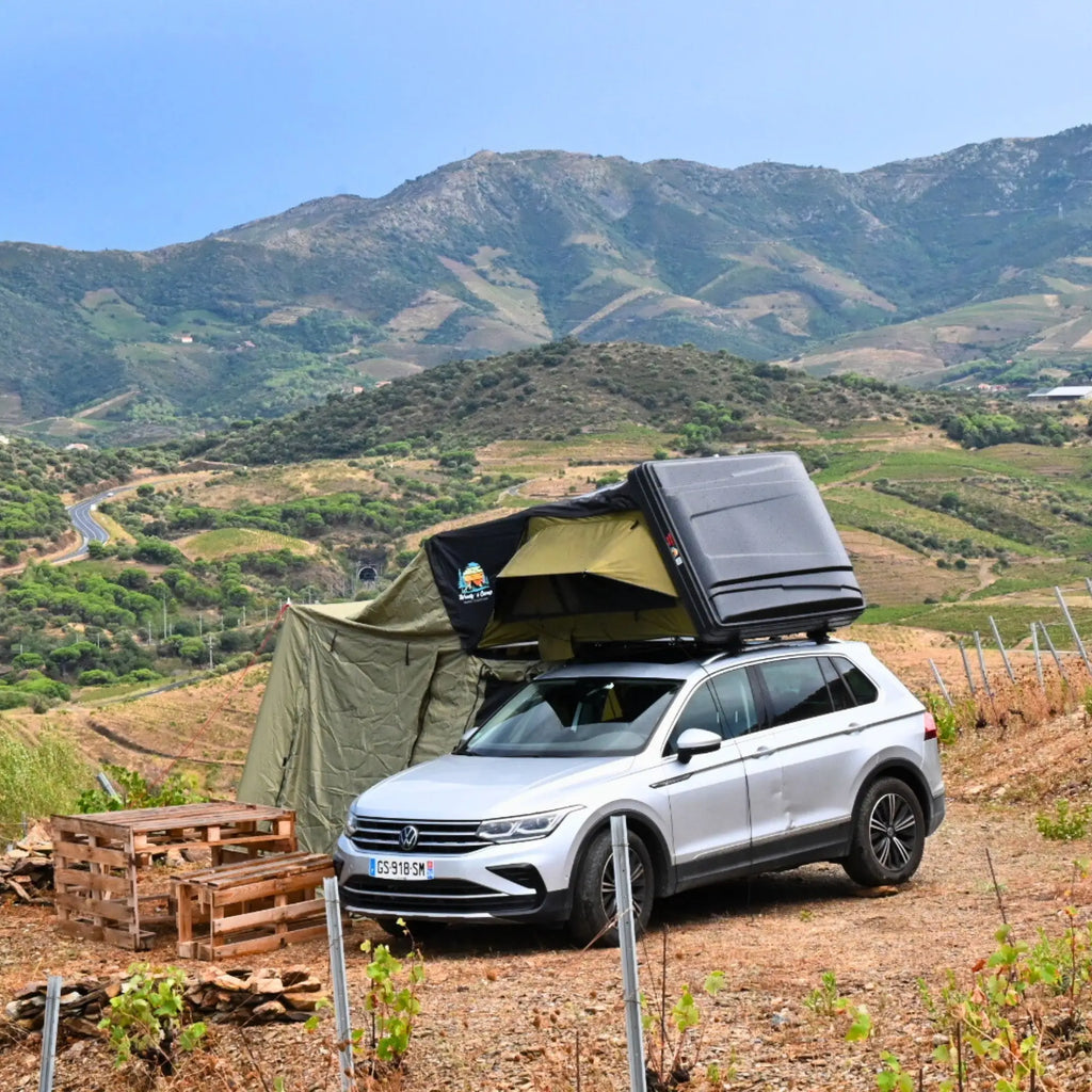 Tente de toit Coque rigide 2-3 personnes - Woody’s Camp